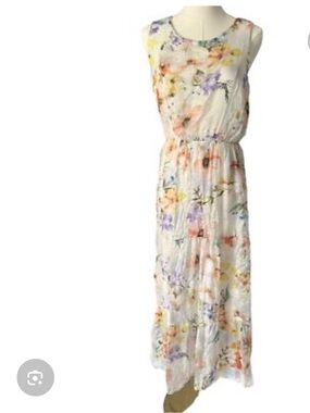 lara g silk blend dress Lara G. Dresses | Lara G. Silk Dress Medium | Color: Blue | Size: M